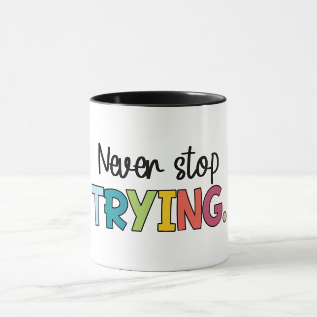 Caneca Nunca Pare De Tentar (Centro)