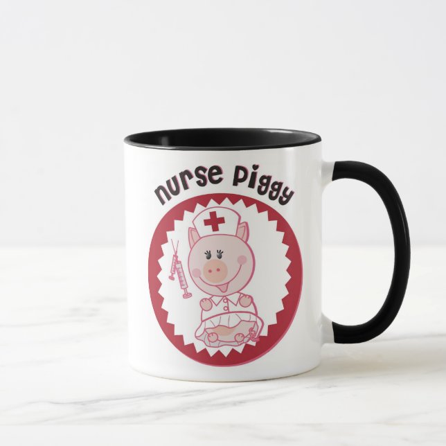 Caneca Nurse_Piggy, deixou-me tomar de você! (Direita)