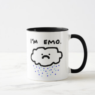 Caneca nuvem do emo