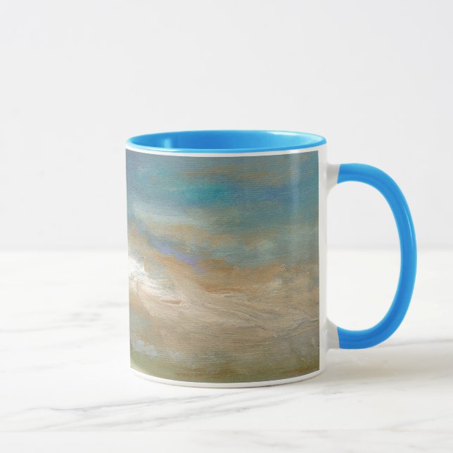 Caneca Nuvens costeiras com oceano (Direita)