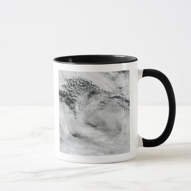 Caneca Nuvens de ondas em forma de navio (Direita)