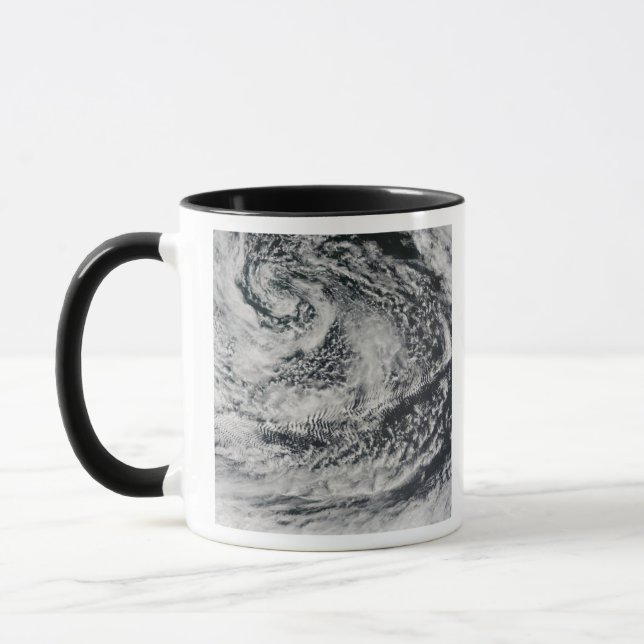 Caneca Nuvens de ondas em forma de navio 2 (Esquerda)