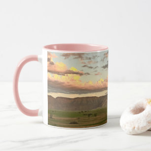 Caneca Nuvens na Hora do Ouro da Namíbia