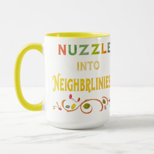 Caneca Nuzzle em Mug de Vizinhança (Esquerda)