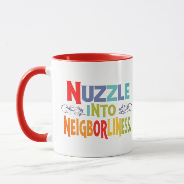 Caneca Nuzzle em Vizinhança (Esquerda)