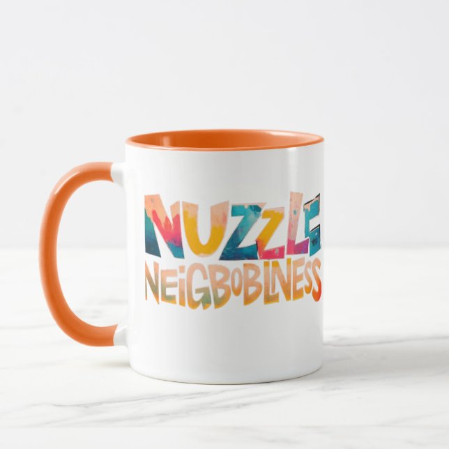 Caneca Nuzzle em Vizinhança (Esquerda)