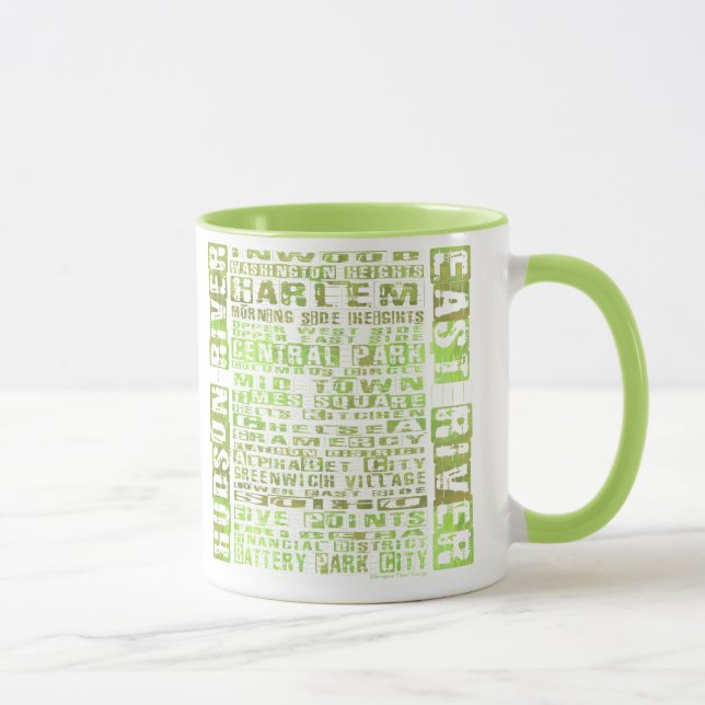Caneca NYC Neighborods Green (Direita)