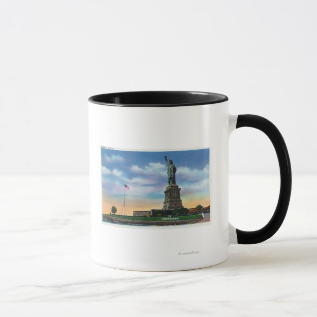 Caneca NYC, Nova YorkView da Estátua da Liberdade (Direita)