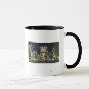 Caneca NYC, YorkView novo do Times Square na noite # 2