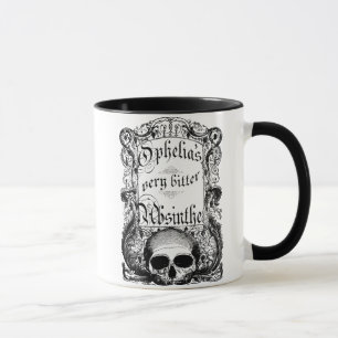 Caneca O absinto muito amargo de Ophelia