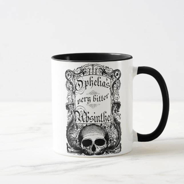Caneca O absinto muito amargo de Ophelia (Direita)