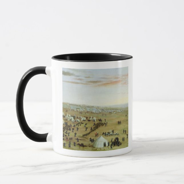Caneca O acampamento de Uruguaiana, Rio Grande, Brasil, (Esquerda)