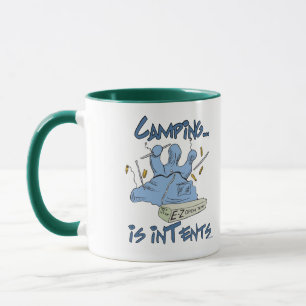 Caneca O acampamento é intenção