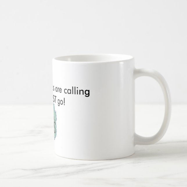 Caneca O Adirondacks está chamando (Direita)