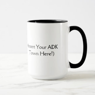 Caneca O Adirondacks está chamando - introduza sua cidade