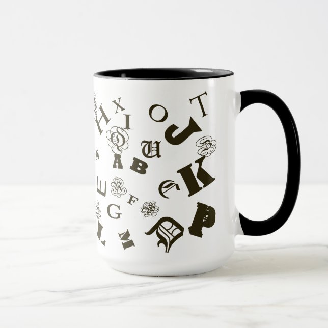 Caneca O Alfabeto (Direita)
