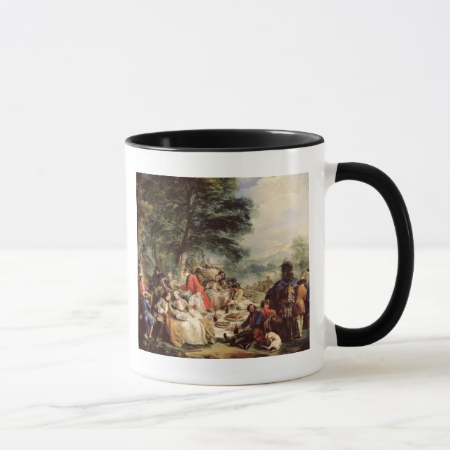 Caneca O almoço da caça, 1737 (Direita)