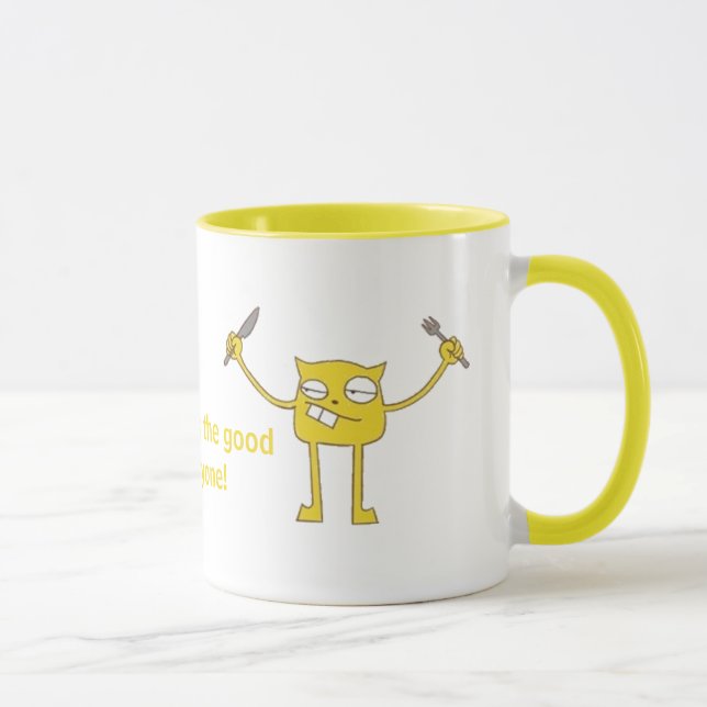 Caneca O amarelo vê o bem em todos! (Direita)