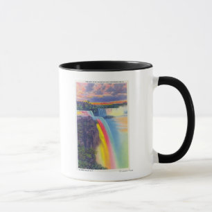 Caneca O americano e a ferradura caem no crepúsculo