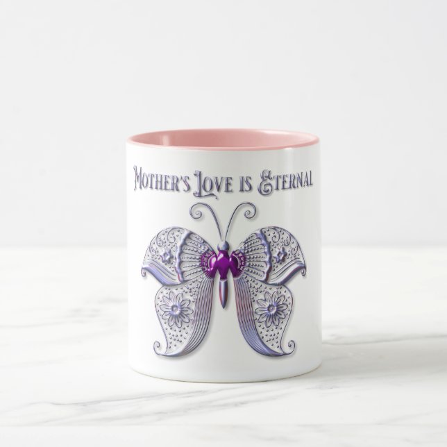 Caneca O amor da mãe é eterno (Centro)