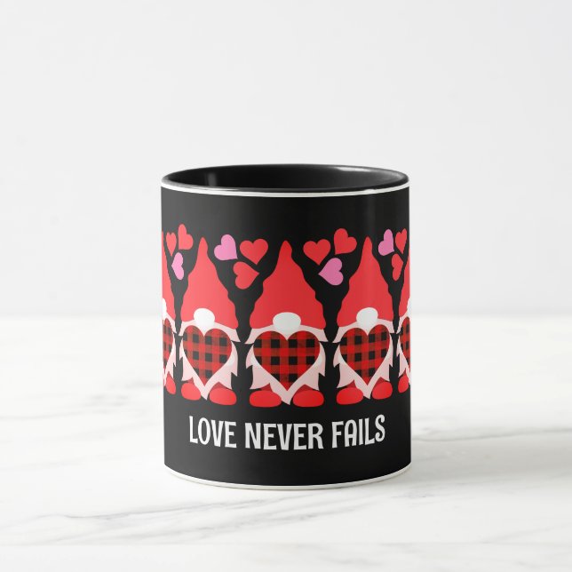 Caneca O amor do namorados nunca falha (Centro)
