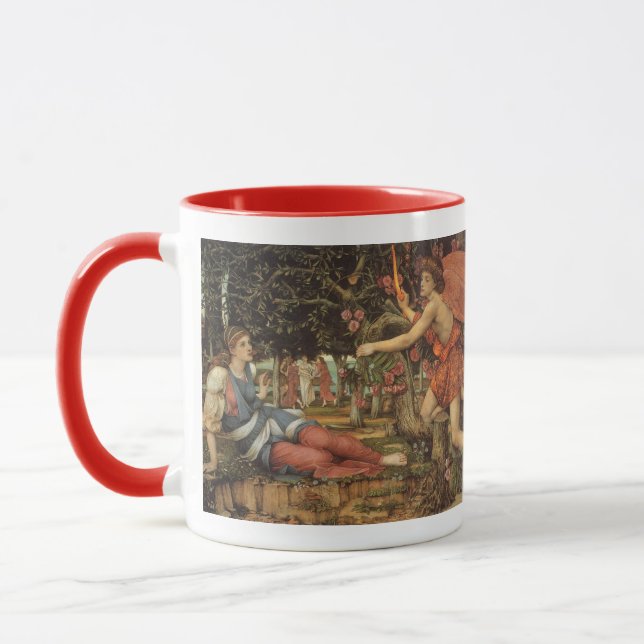 Caneca O amor e a donzela de John Stanhope (Esquerda)