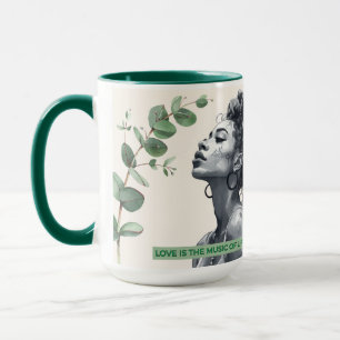 Caneca O amor é a música da vida.