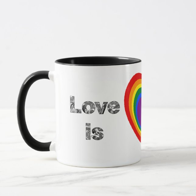 CANECA O AMOR É MUG 1 (Esquerda)