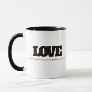 Caneca O Amor é o Ingrediente Secreto