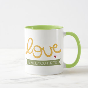 Caneca o amor é tudo que você precisa