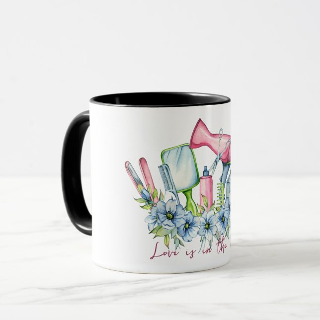Caneca O amor está no Cabelo, Cabeleireiro (Frente Esquerda)