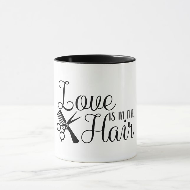 Caneca O Amor Está No Cabelo/Hairstylist (Centro)