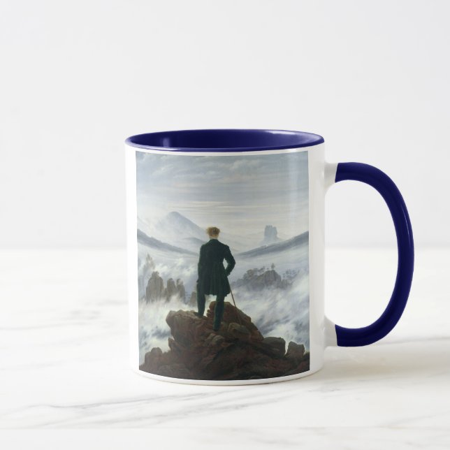 Caneca O andarilho acima do mar da névoa, 1818 (Direita)
