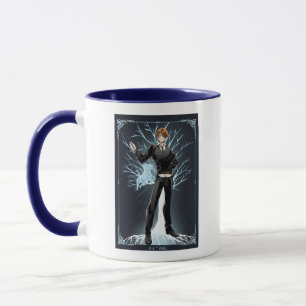 Caneca O anime Ron Weasley Jack Russell Terrier Patronus