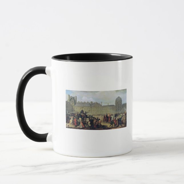 Caneca O anúncio da assinatura do Tratado (Esquerda)