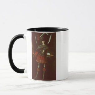 Caneca O Arcanjo Miguel por Francisco de Zurbarán Arte