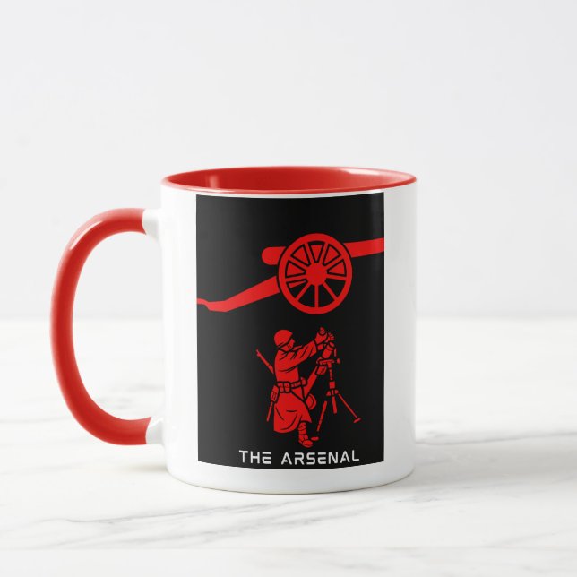 CANECA O ARSENAL MUG ÚNICO (Esquerda)