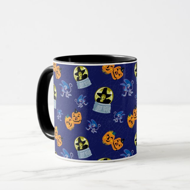 Caneca O Assistente De Oz™ | Padrão de Bruxa Má De Hallow (Frente Esquerda)