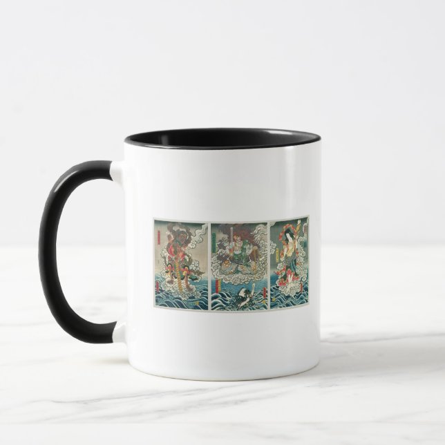 Caneca O ator Ichikawa Ebizo V como a deidade Fudo Myoo (Esquerda)