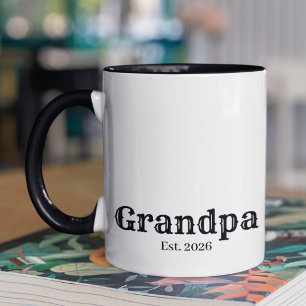 Caneca O avô estabeleceu o ano de costume