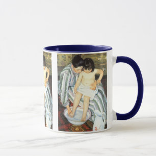 Caneca O Banho de Criança por Mary Cassatt Impressionismo