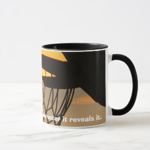Caneca O basquetebol não constrói o characte…
