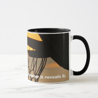 Caneca O basquetebol não constrói o characte…