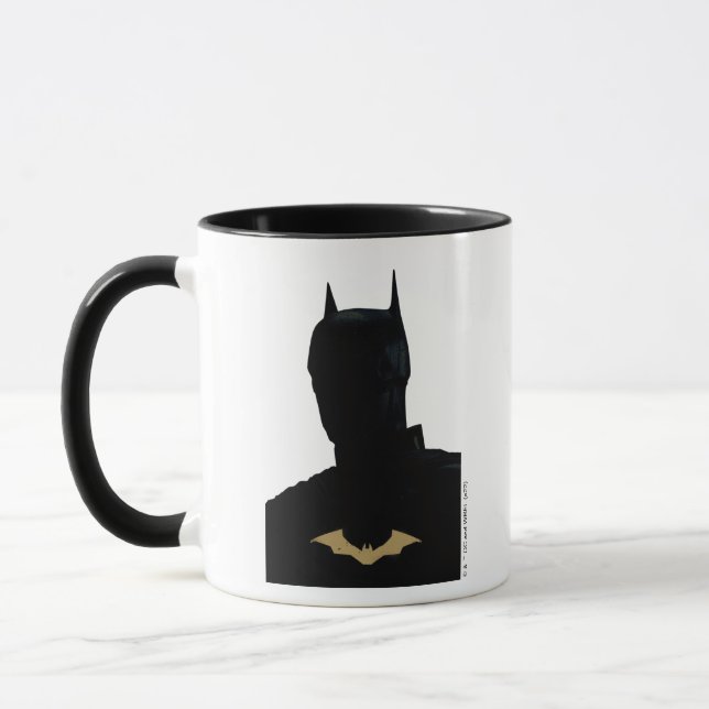 Caneca O Batman Com O Símbolo De Bat Do Ouro (Esquerda)
