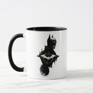 Caneca O Batman E O Gráfico De Caracteres Duplos Do Riddl