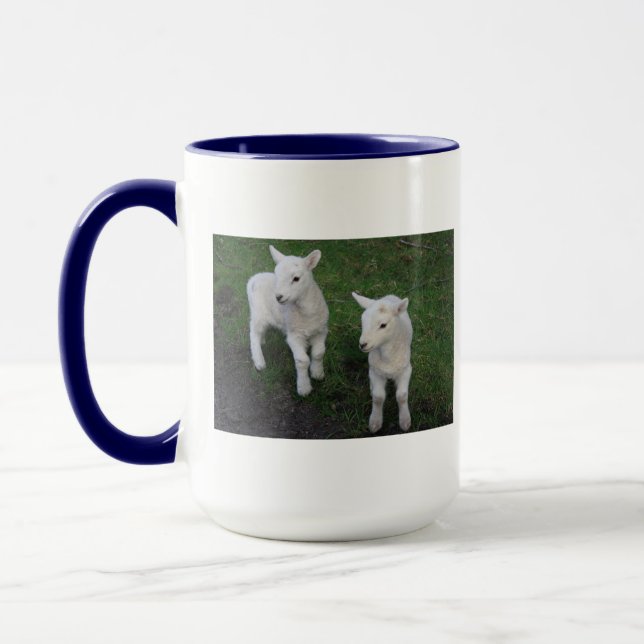 Caneca O bebê bonito do rancho da fazenda junta o (Esquerda)