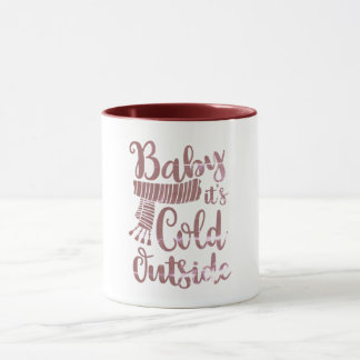 Caneca O Bebê É Frio Fora Do Café De Dois Toneladas 