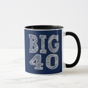 Caneca O BIG 40 Quarenta Décimo Aniversário