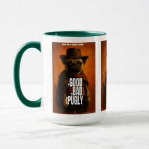 Caneca O Bom, o Mau & a Paródia de Filme Pugly