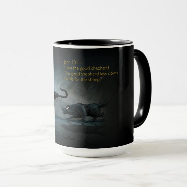 Caneca O Bom Pastor Mug (Frente Esquerda)